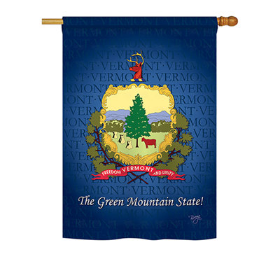 Double Sided Polyester House Flag