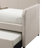 Jagger Fog Fabric Daybed W/Trundle