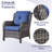 Bonia Outdoor Lounge Chair with Ottoman-1515826333