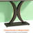 Compact Console Table,Modern Industrial Style Entryway Foyer Table,Sturdy Sofa Table