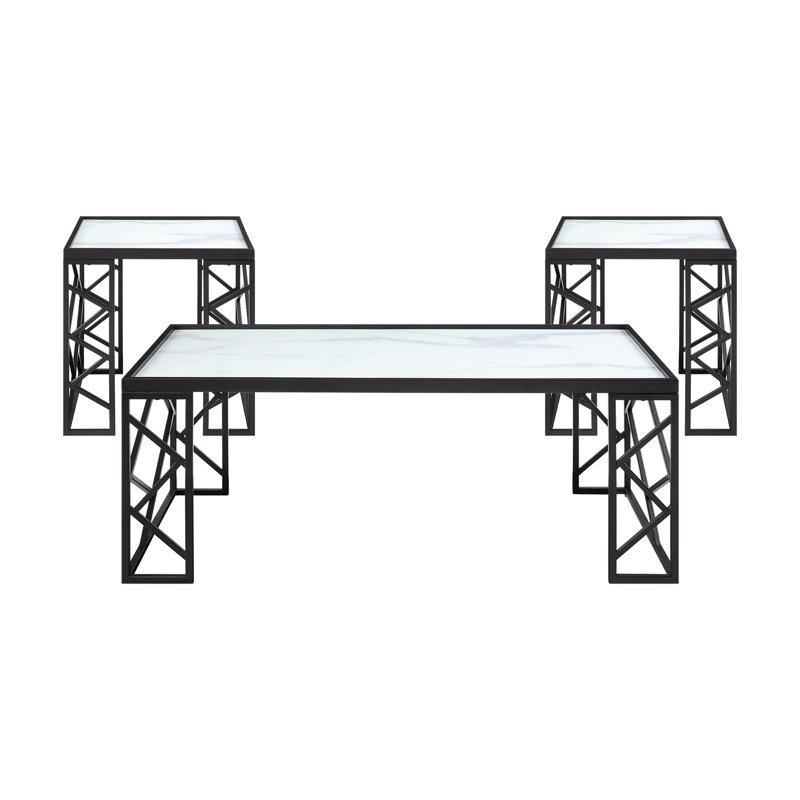Ensemble de tables d'appoint 3 pièces Occasional