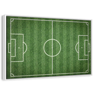 Terrain de football vert