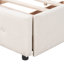 Lit plateforme tapissier avec tête de lit classique et 4 tiroirs, aucun sommier nécessaire, tissu en lin, grand-1115632056