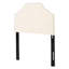 Tête de lit simple contemporaine avec motifs de capitonnage à boutons intrigants de taille élégante avec garniture cloutée