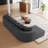 131.1" Modern Cloud-Shaped Curved Sofa, L-Shaped Modular Sofa, Corner Sofa with Chenille Fabric and 10 Pillows-1547762592-1547762605