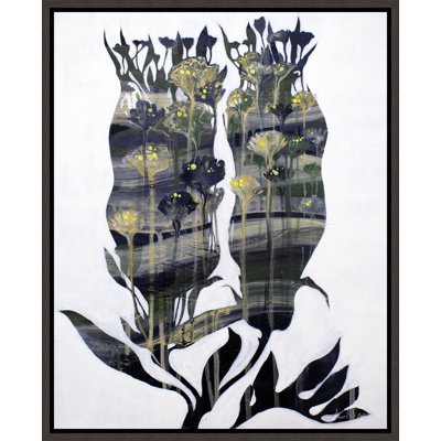 «Twilight Bloom» par Alexander Nikanpour - peinture sur toile à cadre flottant