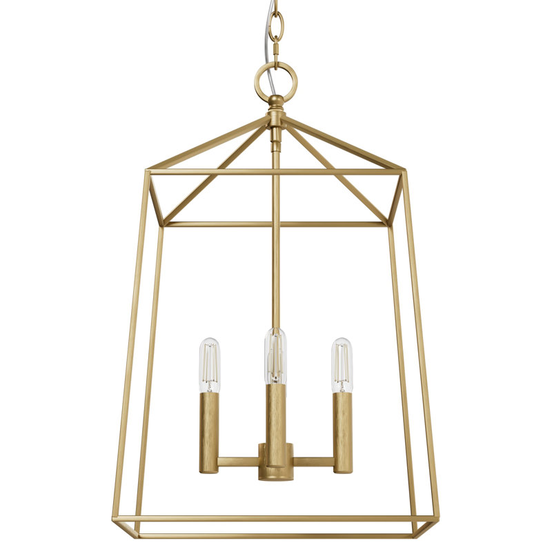 Jasmine Roth 4 - Light Lantern Pendant, Luxe Gold