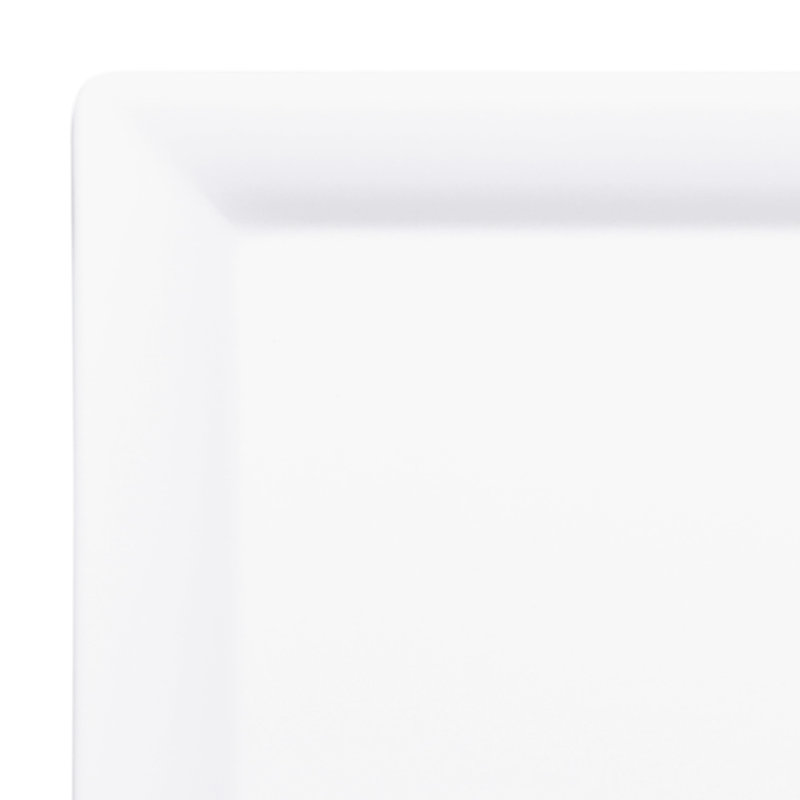 Plateau en mélamine, Blanc, H 0,75 po x l 10,5 po x P 8,75 po