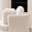 Upholstered Slipcovered Oversized Swivel Barrel Accent Chair-1315123163