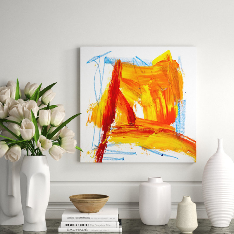 Amber Print, 36" H x 36" W x 1.5" D, Wrapped Canvas