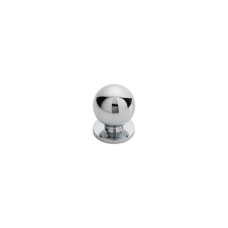 Ball Knob, Polished Chrome, 3cm