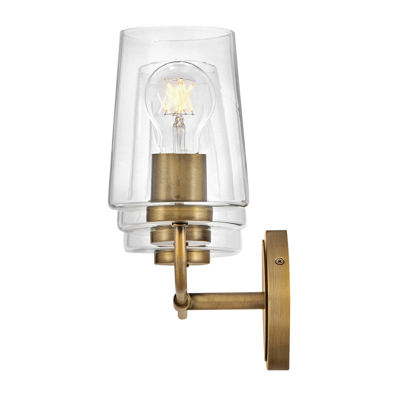 Verbena 3 - Light Dimmable Vanity Light, Heritage Brass
