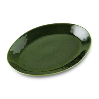 Verde Oval Platter 16in x 12in