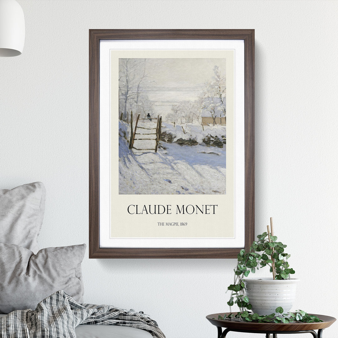 The Magpie by Claude Monet - Picture Frame Painting