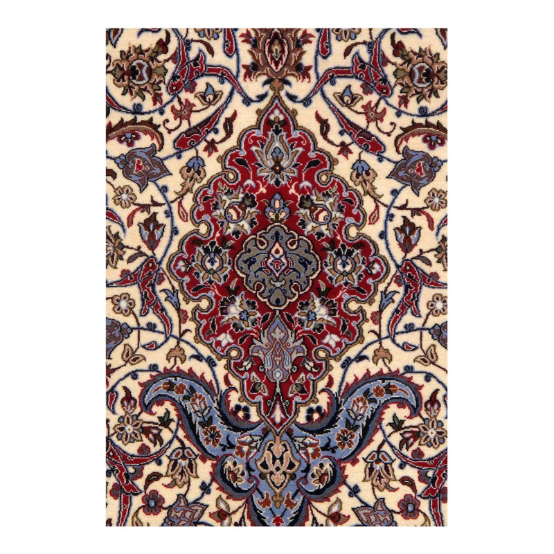 Oriental Area Rug in Ivory