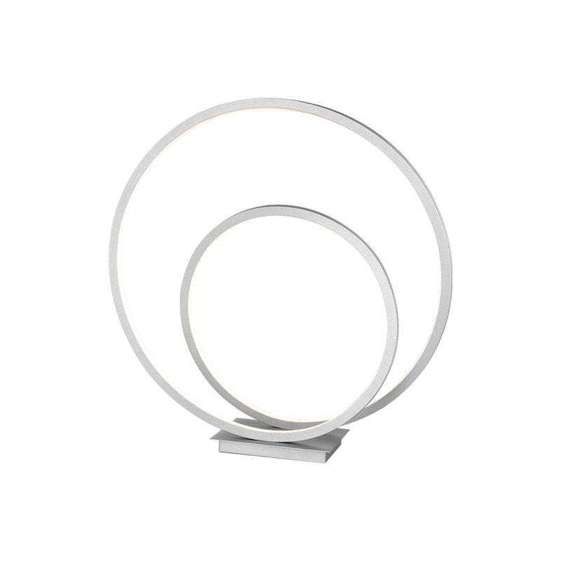 Twist Metal Novelty Lamp, Antique Silver, 19.5" H x 19" W x 4.38" D