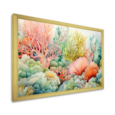 «Colorful Coral Reef Heaven», reproduction sur toile