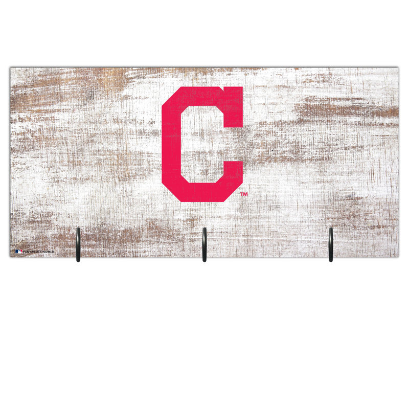 3 - Hook Wall Mounted Coat Rack, Indians
