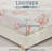 100% Egyptian Cotton Fitted Sheet Set,4pcs 800 Thread Count  Luxury Vintage Botanical Floral Bedding Set, For Bedroom Guest Room Student Dorm All Seasons-128817936