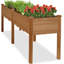 Lit de jardin surélevé pour l'extérieur avec pieds HPS 48 x 24 x 30 po Boîte à fleurs surélevée résistante aux intempéries avec trous de drainage de doublure pour terrasse de patio-136971298-134678342