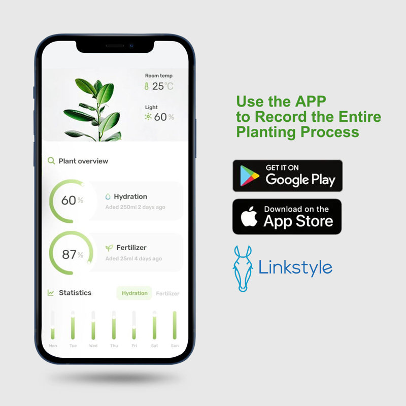 LINKSTYLE CHLORA Smart Herb Garden Planter