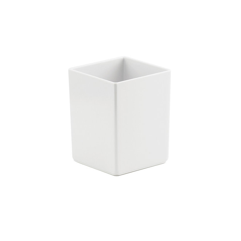 Melamine Box, White Melamine, 6" H x 5" W x 5" D