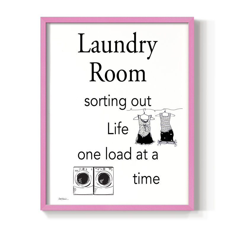 One Load at a Time Framed Print - Solid Wood, 21" H x 17" W