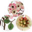 Branche rose artificielle 50 po (ensemble de 2) - Tiges florales artificielles, plante artificielle pour plancher et décoration de table-245381109-245102479