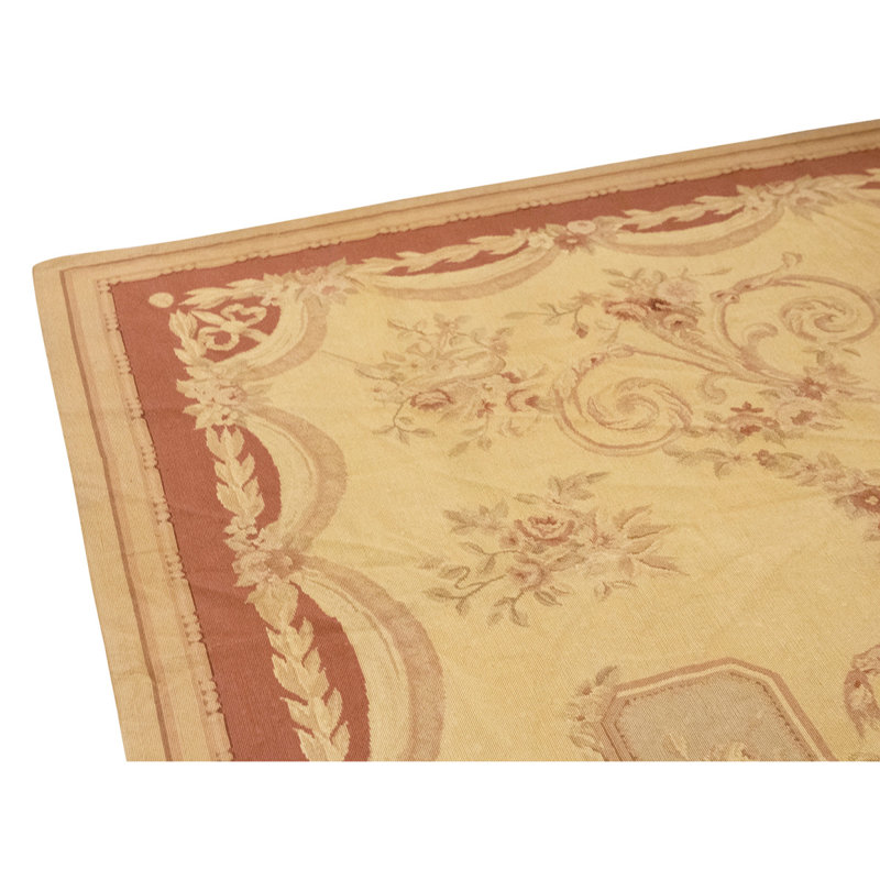 One-of-a-Kind High-Quality Hand-Knotted Beige/Brown Area Rug