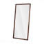 Miroir d'appoint de plancher complet en bois artificiel - élégant et durable, adapté aux chambres / magasins de vêtements / salons