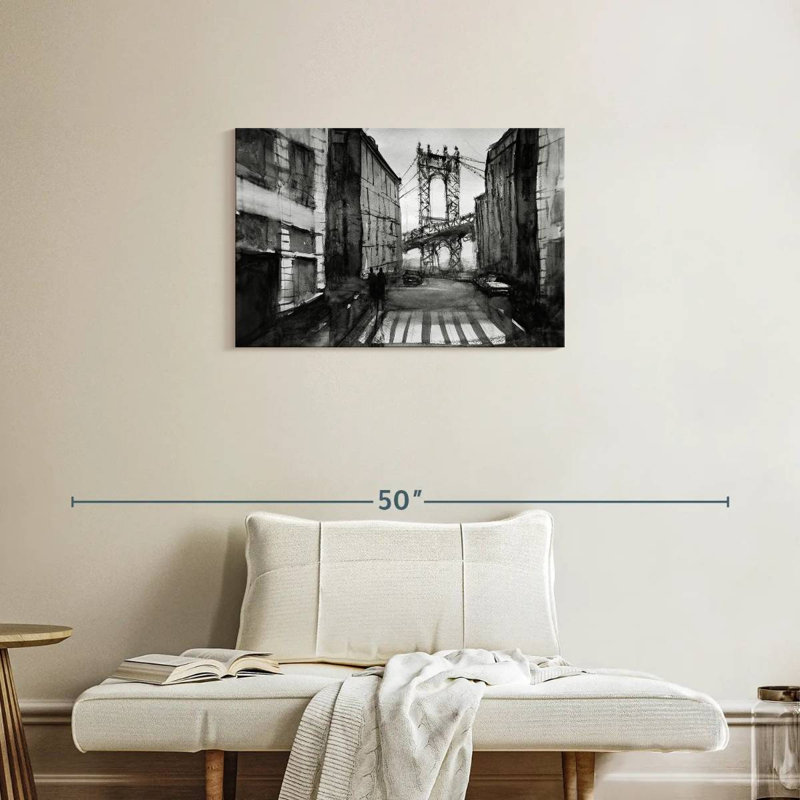 Kavia Black And White NYC, 20" H x 30" W