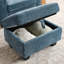 Canapé inclinable simple avec réglage manuel du dossier et repose-pieds avec rangement USB-528000323