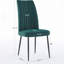 Chaises de salle à manger rembourrées en velours-1792487763