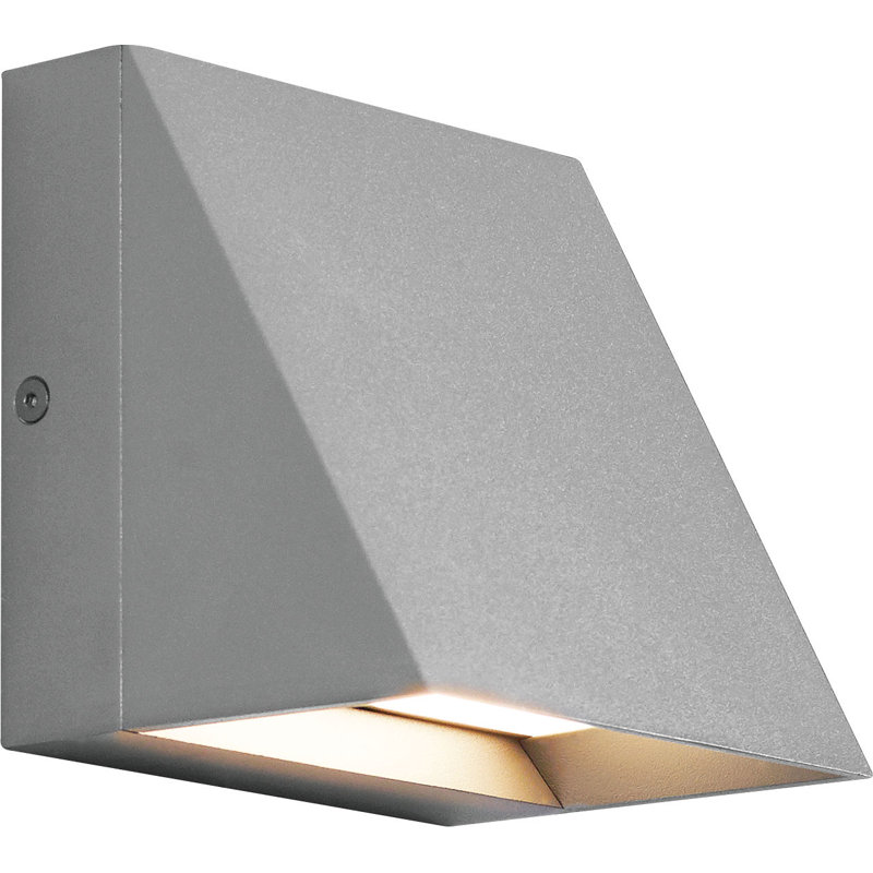 Pitch Single Outdoor Wall, Silver