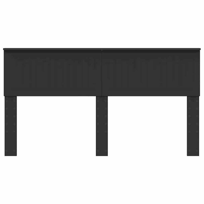 Panel Headboard, Queen, Black Oak
