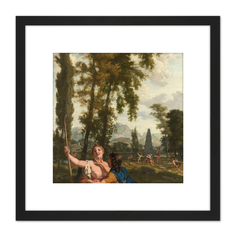 De Lairesse Italian Landscape Shepherds by Gerard De Lairesse - Single Picture Frame Painting