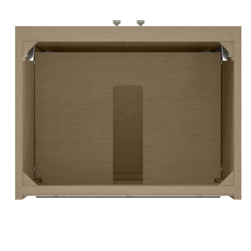 Meuble-lavabo simple 23,63 po Chianti avec plateau en pierre reconstituée