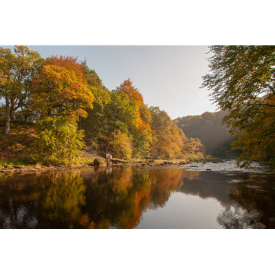 Dortch The River Wharfe - Wrapped Canvas Print