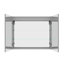 X Armoire à pharmacie à DEL de 30 po avec miroir de coiffeuse antibuée à intensité variable, aluminium imperméable, commande à interrupteur tactile
