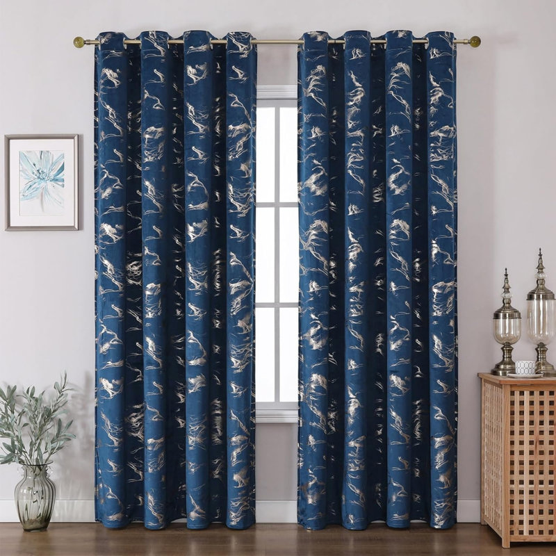Room Darkening Curtain Panel Pair