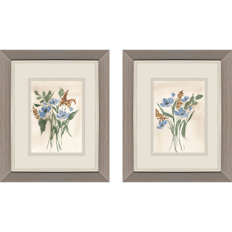 Blue Cosmos Framed Art