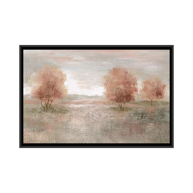 «Springs Awakening» par Nan - reproduction, H 26 po x l 40 po x 1,5 po, Cadre noir