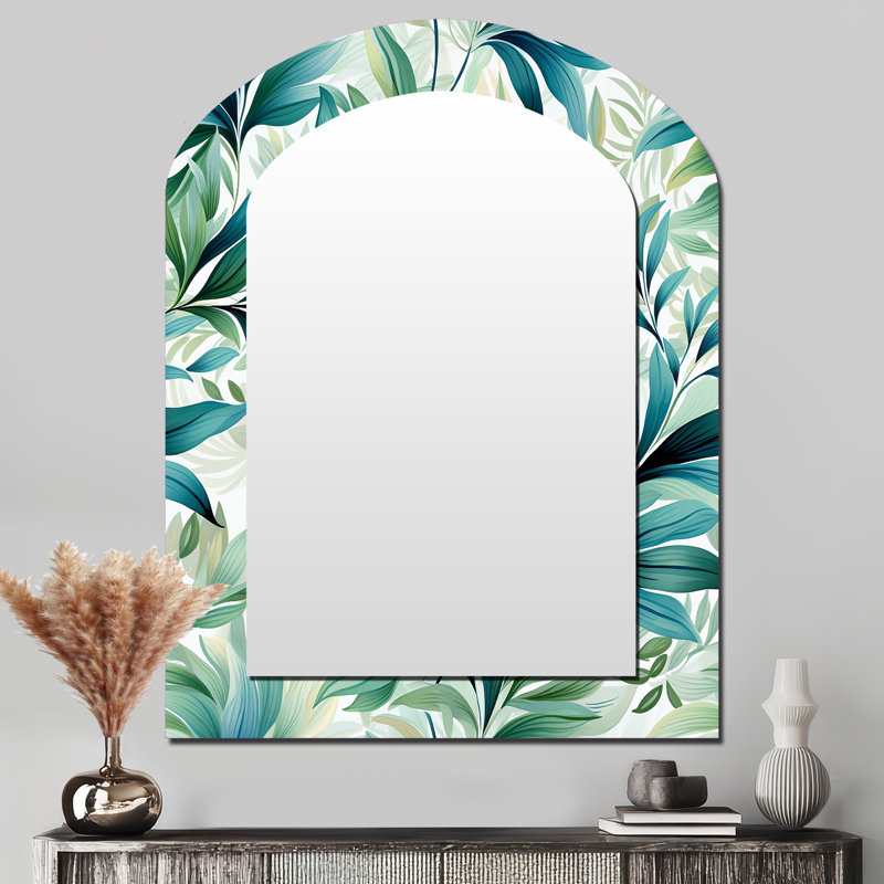 Oally Oceanic Foliage Botanical Pattern - Tropical, 43 po x 33 po