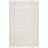 Solid Color Machine Woven Rectangle 6'7" x 9'6" Polypropylene Area Rug in Cream-1383219410