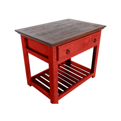 Chantail Solid Wood Kitchen Island