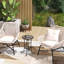 Round Metal Outdoor Bistro Table , 35.50cm cm W 35.50cm cm D