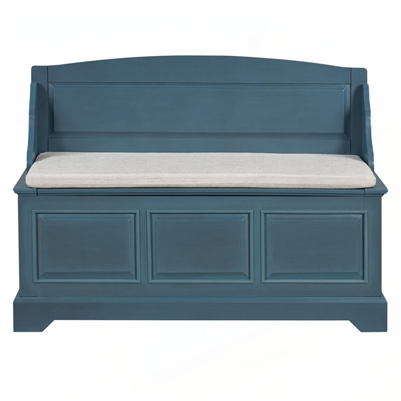 Shoe Bench, Retro Shoe Storage Bench with Safe Soft-Close Devices, Storage Chest with Hidden Storage and Cushion for Entryway, Hallway, Living Room