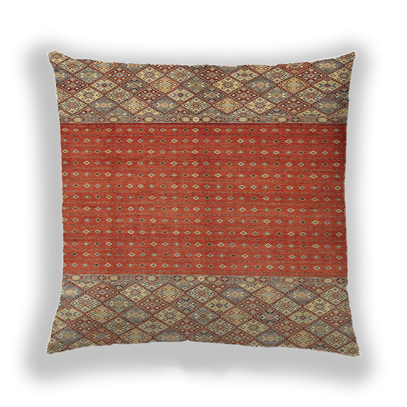 Housse et insert de coussin carré Efua, Microsuède
