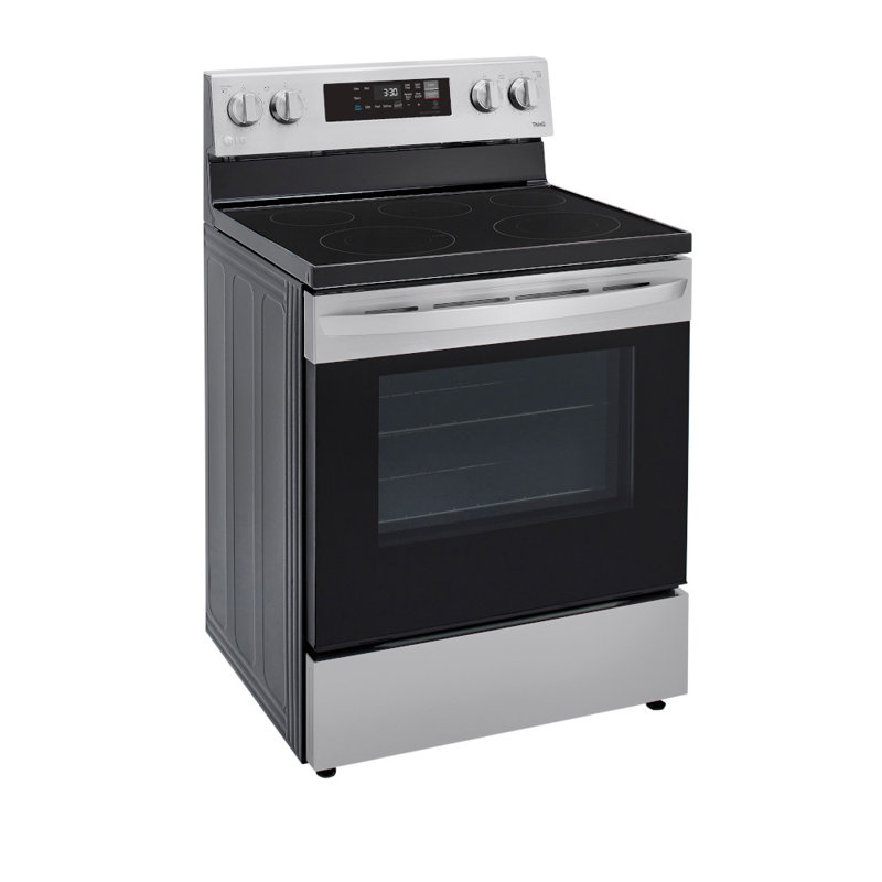 LG 6.3 cu ft. Smart Wi-Fi Enabled Freestanding Electric Range with EasyClean, 30"