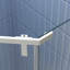 Porte de douche pivotante coulissante, avec verre trempé 1/4 po, cabine de douche néo-angle sans cadre 34,75 po x 72 po
